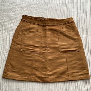 Old Navy Suede Mini Pencil Skirt with pockets!